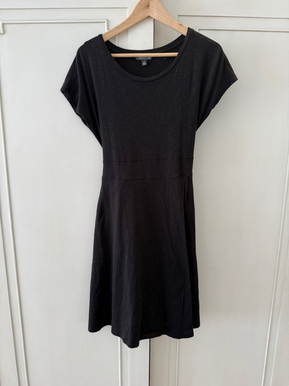 Toad&Co Black Short-Sleeve Mini Dress